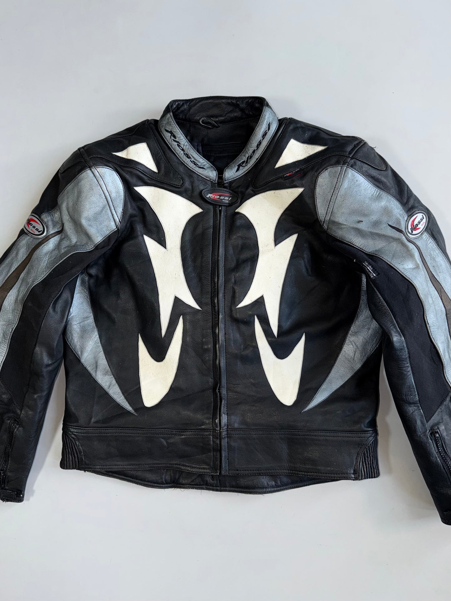 ZVintage Riossi Pure Leather Racing Jacket | Heavily Padded RARE (M/L)