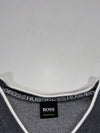 BOSS Hugo Boss Tipped V-Neck Sweater  Charcoal Grey (L)