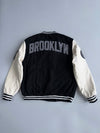 NBA Brooklyn Nets Varsity Jacket Leather Sleeves (M/L)