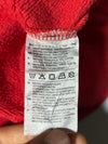 Adidas Linear Logo Pullover Hoodie – Red (S/M)