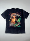 Vintage 2Pac “Out on Bail” Rap Tee Faded Black (XL/2XL)