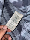 Roots Canada Grey Plaid Flannel Shirt (XL)
