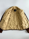 Vintage Le Givre Brown Suede Sherpa-Lined Western Rancher Jacket (Furr Inside) (M)