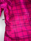 Columbia Pink Plaid Hooded Jacket (S)