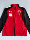Puma ESSOR Football Track Jacket | Red Black | Garage Briez | (XS/S)