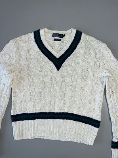 !                                                                                                                                                                           *Ralph*Lauren* Original (Hand Knit) (super premium) Pullover 55%Linen45%Cotton (XL)