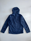 Adidas Vintage Navy Blue Hooded Mesh-Lined Windbreaker Rain Jacket Size (L)