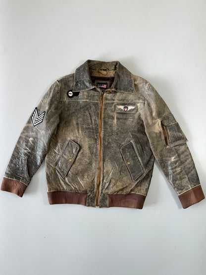 ZRare Vintage Us Air Force Original Leather (L)