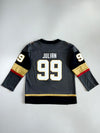 Fanatics NHL Vegas Golden Knights #9 Official Licensed Steel Grey Gold Knight Crest Hockey Jersey (M)