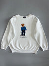 Polo Golf Ralph Lauren | Vintage Golf Bear Crewneck Sweatshirt White (2XL/3XL)