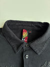 Oni Japanese Dragon Embroidered Black Polo t Shirt(M)