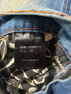Earl Jean Distressed Straight Leg Jeans (W:32) (L:43)