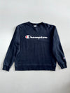 Champion | Script Logo Crewneck Navy | (M)