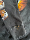 Vintage Y2K Tiger Graphic Zip-Up Hoodie – (M)