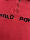 Polo Sport Ralph Lauren Spellout Quarter Zip Sweatshirt – Red (L)