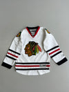 Reebok RBK CCM Chicago Blackhawks NHL Hockey Jersey Away White Youth (S/M)