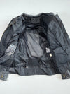 Vintage Bilt Black Perforated Leather Motorcycle Jacket Paded (XS/S)