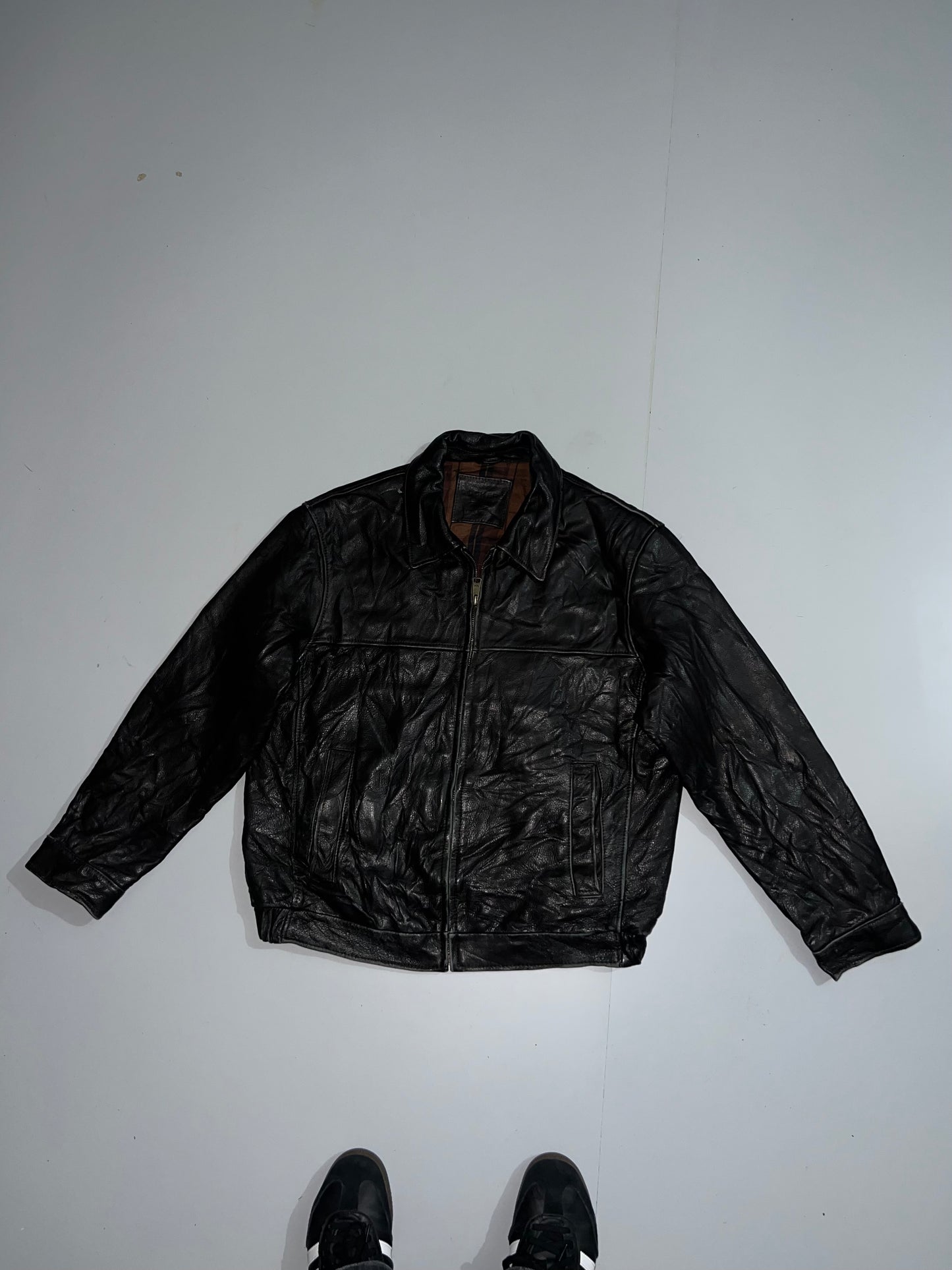 Zdockers Original Leather Jacket (XL/2XL)