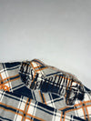 Speed and Strength Navy Plaid Armored Moto Riding Shirt with Vault Armor Paded (2XL)