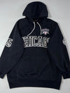 FUBU Athletics Chicago 55 Embroidered Pullover Hoodie – Black (XL)