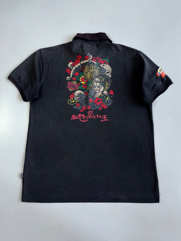 Jizo Bosatsu Yokai Demon Embroidered T-shirt (XL)