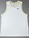 Nike Dri-Fit White Basketball Tank Jersey (L)