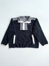 Columbia Sherpa Fleece Snap Pullover – Black/Grey (XL)