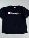 Champion Script Logo Crewneck T-Shirt – Black(M)