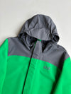 Vintage Jack Wolfskin Green Grey Hooded Rain Jacket (2XL)