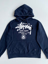 Stussy Navy World Tour Hoodie – (S)