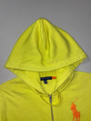 Ralph Lauren Big Pony Neon Yellow Full-Zip Hoodie (M)