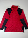 Vintage Atunas Red Black Windbreaker Jacket (2XL)