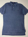 Polo Ralph Lauren Classic Pony Logo Blue Piqué Polo Shirt (XL)