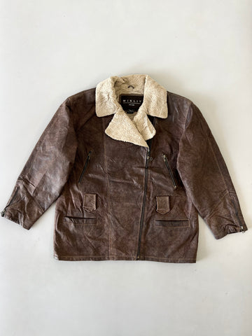 ZWinlit NewYork Original Pure Leather Jacket (RARE) (XL)