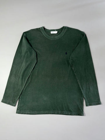 Vintage 90s Polo by Ralph Lauren Pique Long Sleeve Tee (L)