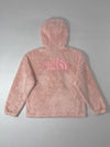The North Face Pink Sherpa Fleece Hooded Women’s Jacket (M)