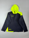 Saller Tech 72 Black & Neon Hooded Training Pullover (M)