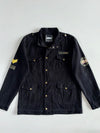 Foreign Exchange Black U.S. Army Patch Field Jacket (L)
