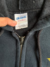 Vintage F-16 Fighting Falcon Zip-Up Hoodie | Size (S)