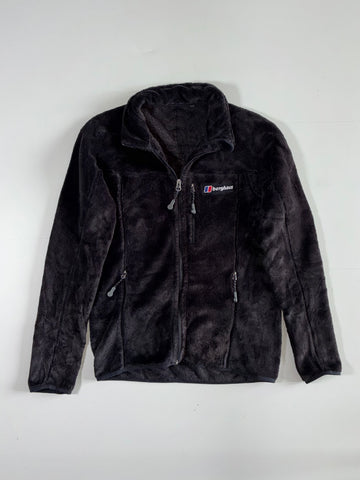 Berghaus High Pile Full-Zip Fleece Jacket – Black (S)