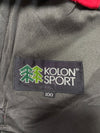 Kolon Sport Technical Fleece Full-Zip Outdoor Jacket – Red/Black (XL)
