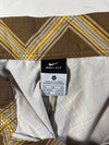 Vintage Nike Brown Plaid Dri-Fit Tennis Shorts (W:38) (L:25.5)