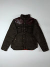 Vintage Trailwear by Penfield Herringbone Tweed & Leather Quilted Jacket (M)