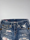 True Religion Super T Heavy Distressed Jeans (W:32) (L:42.5)