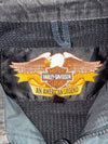 Harley-Davidson | Black Patched Biker Bomber Jacket (XXL)