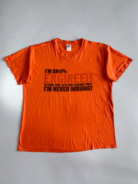 Vintage Premium Graphic Printed T-Shirt (L)