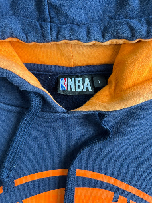 NBA OKC Thunder Navy Graphic Hoodie (L/XL)