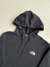 The North Face Black Pullover Hoodie – Embroidered Logo (M)