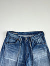 Vintage Levis 503 Faded Denim Shorts (W:32|L:24)