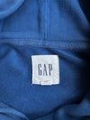 Vintage Gap Blue Athletic Arch Logo Hoodie (M)